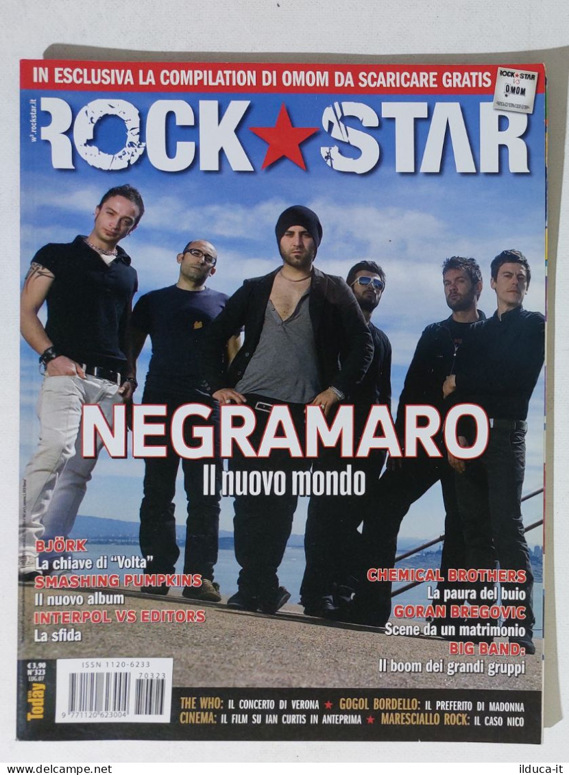 40028 Rockstar 2007 N. 323 - Negramaro / Bjork / Smashing Pumpkins / The Who - Musique