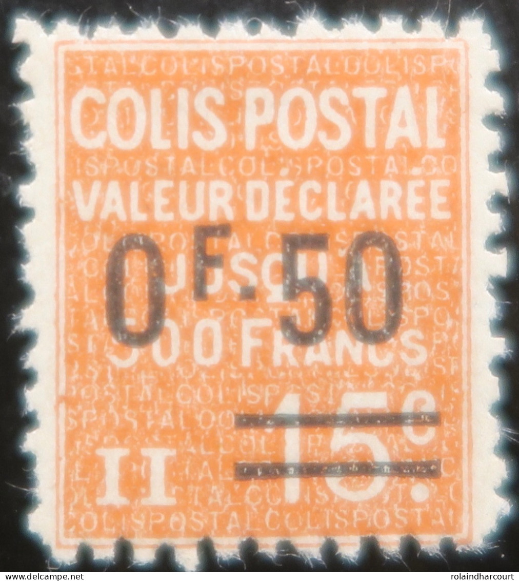 LP3219/36 - 1926 - COLIS POSTAUX - N°55 (pelurage) NEUF* - Neufs