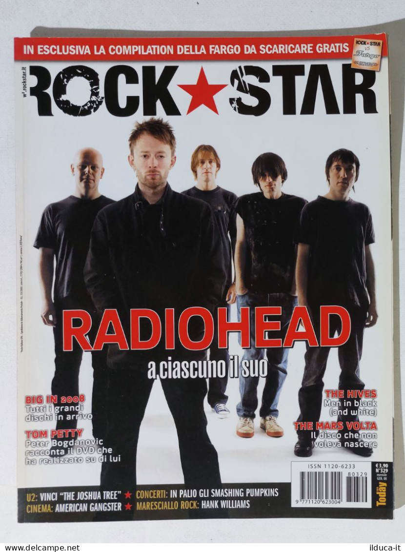 43804 Rockstar 2008 N. 329 - Radiohead / The Hives / U2 / The Mars Volta - Musique