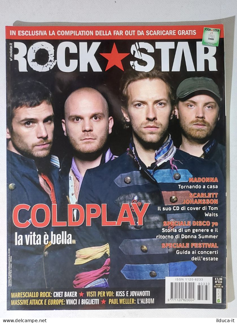 43810 Rockstar 2008 N. 333 - Coldplay / Madonna / Disco 70 / Scarlett Johansson - Music