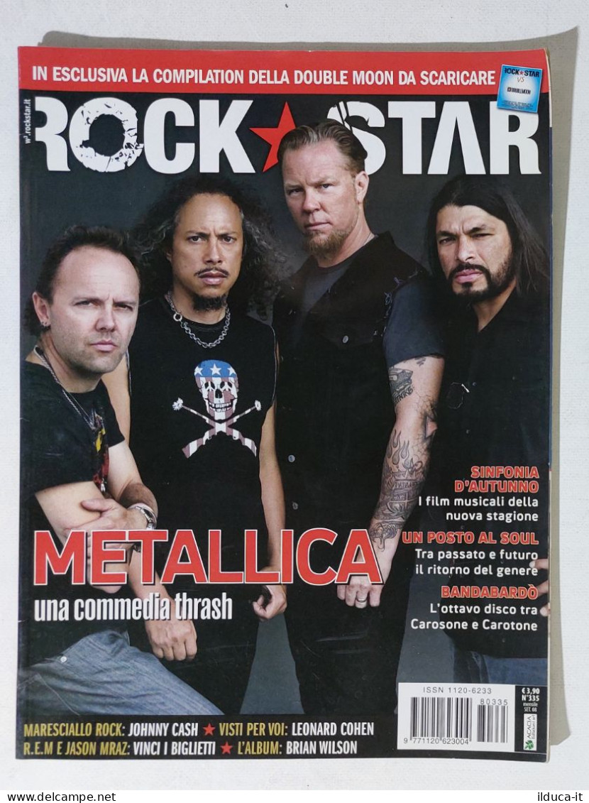 43812 Rockstar 2008 N. 335 - Metallica / Leonard Cohen / Brian Wilson - Musik