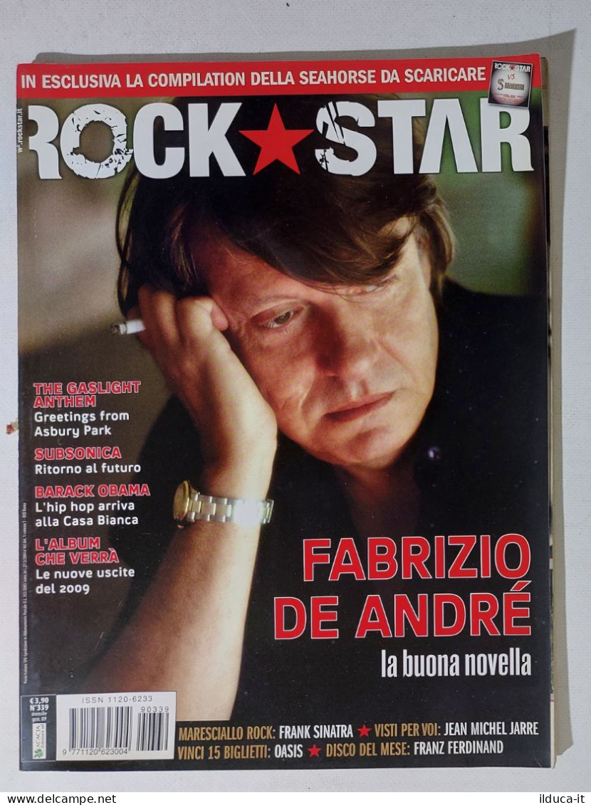 43816 Rockstar 2009 N. 339 - Fabrizio De ANdrè / Subsonica / Barack Obama - Musik