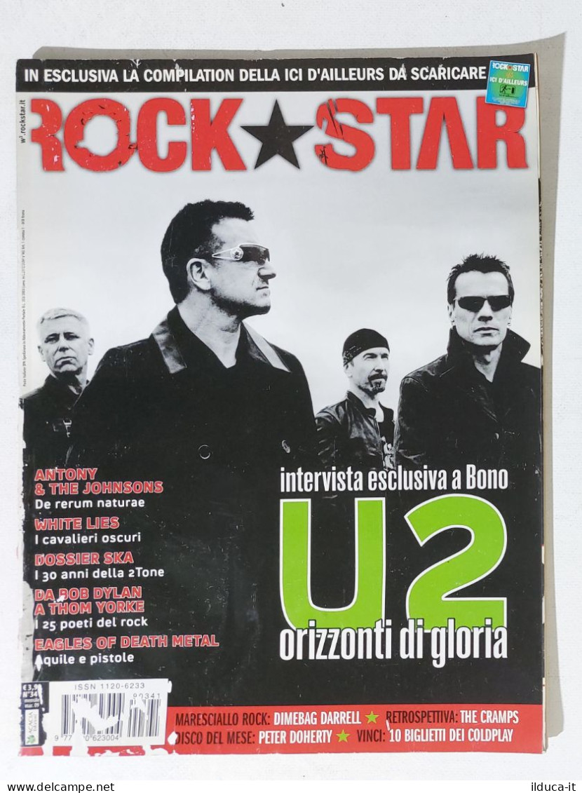 43819 Rockstar 2009 N. 341 - U2 / I 25 Poeti Del Rock / White Lies / The Cramps - Music