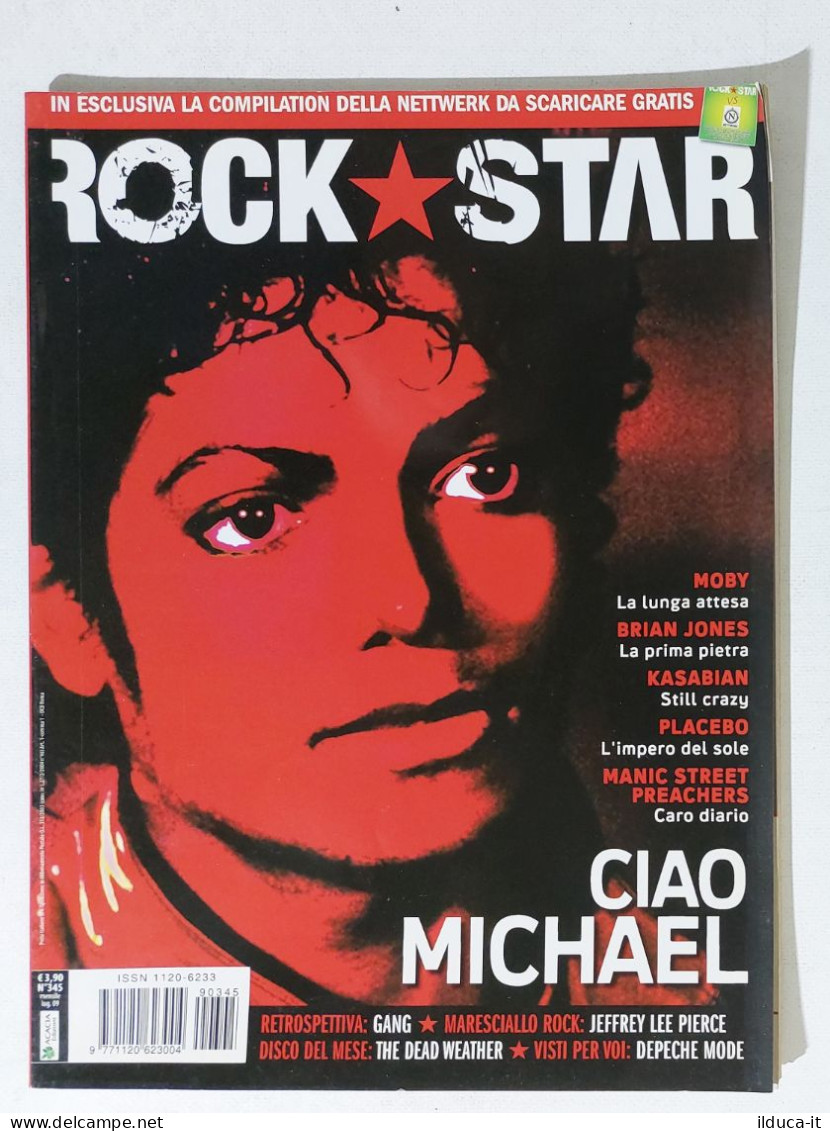 43829 Rockstar 2009 N. 345 - Morte Michael Jackson / Moby / Placebo - Musik