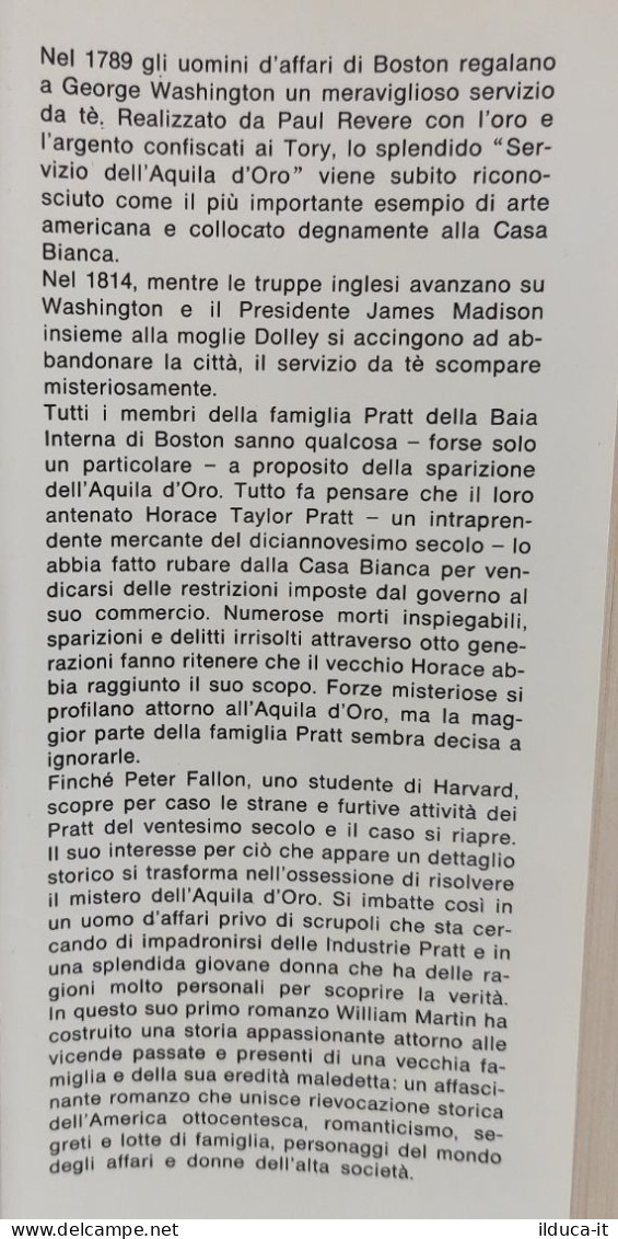 38977 V William Martin - Il Tesoro Della Baia - Mondadori 1981 (I Edizione) - Classic