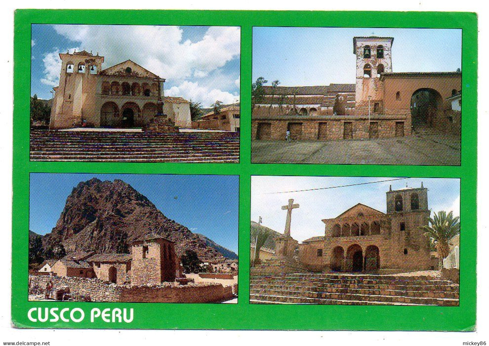 Pérou --CUSCO  --1989 -- Multivues....beau Timbre ....cachet - Peru