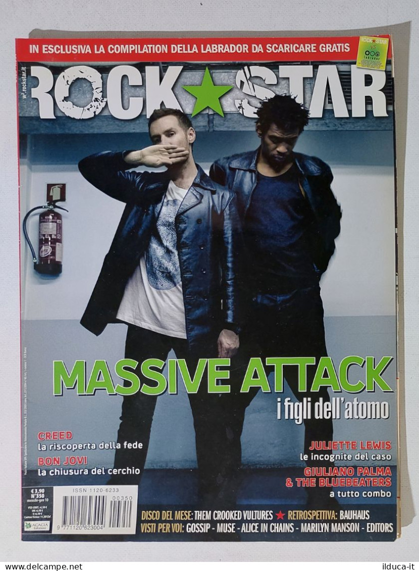 43845 Rockstar 2010 N. 350 - Massive Attack / Creed / Bon Jovi / Muse - Musica