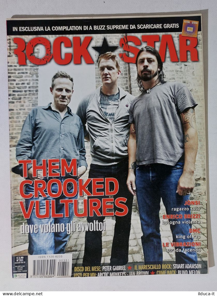 43847 Rockstar 2010 N. 351 - Them Crooked Vultures / Le Vibrazioni / DMC - Music