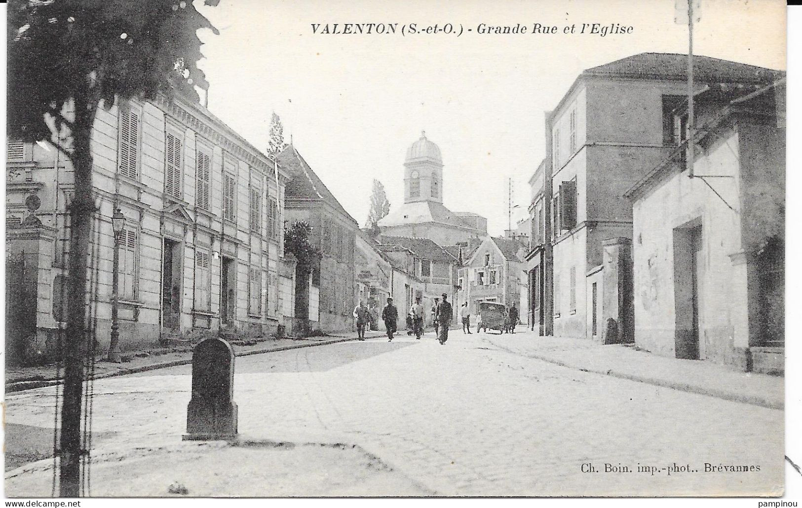 94 VALENTON - Grande Rue Et église - Valenton