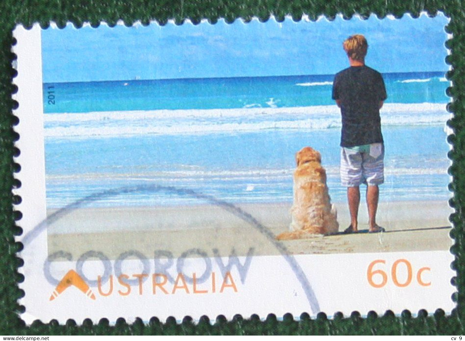 Living Australian Beach Photo Competition Dog Hund 2011 Mi 3587 Used Gebruikt Oblitere Australia Australien Australie - Used Stamps