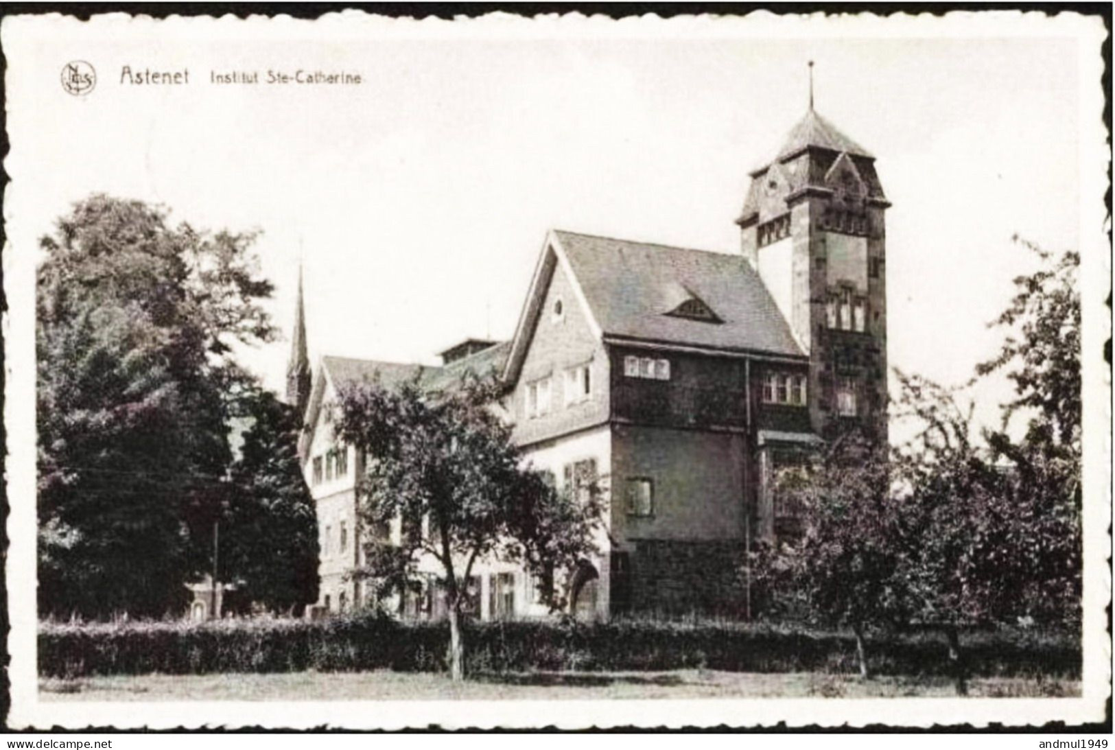 ASTENET- Institut Ste Catherine - Oblitération De 1949 - Photo LANDER, Eupen - Lontzen