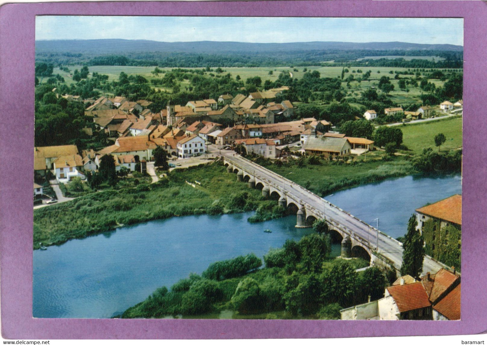 70  PORT SUR SAONE Vue Aérienne Le  Grand Pont Sur La Saône Et St Valère - Port-sur-Saône