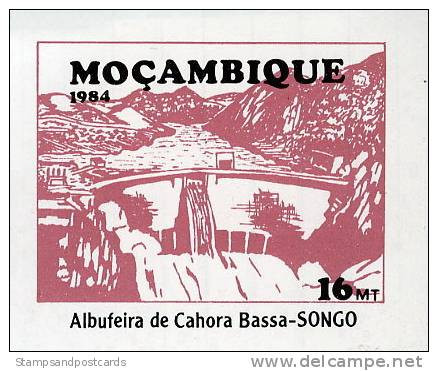 Mozambique Entier Postal Aerogramme 1984 Eau Barrage De Cahora Bassa Moçambique Postal Stationary Water Dam - Acqua