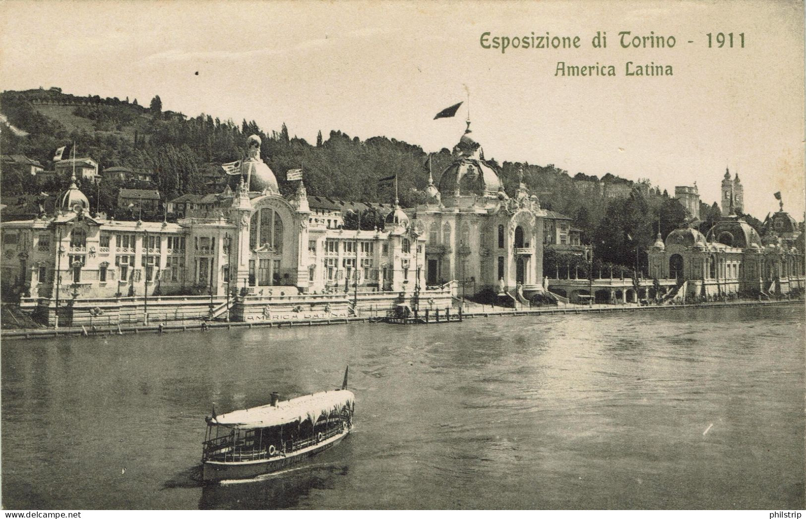 TORINO - Esposizione 1911 - Padiglione America Latina - NON VIAGGIATA - Rif. 1912 PI - Exposiciones