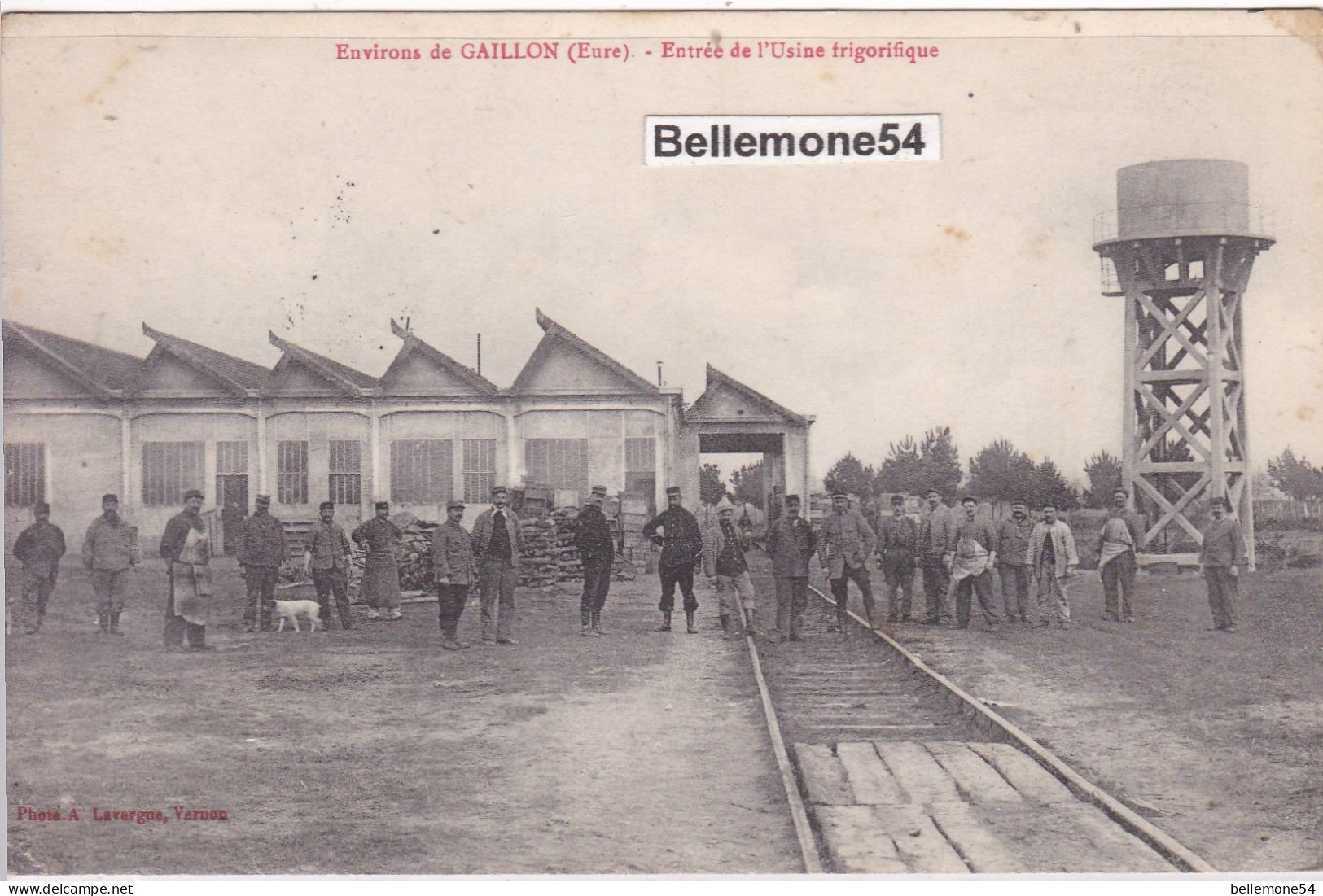 Cpa Dept 27 - Environs De Gaillon - Entrée De L'usine Frigorifique - Cliché Pas Courant (voir Scan Recto-verso) - Ouzouer Sur Loire