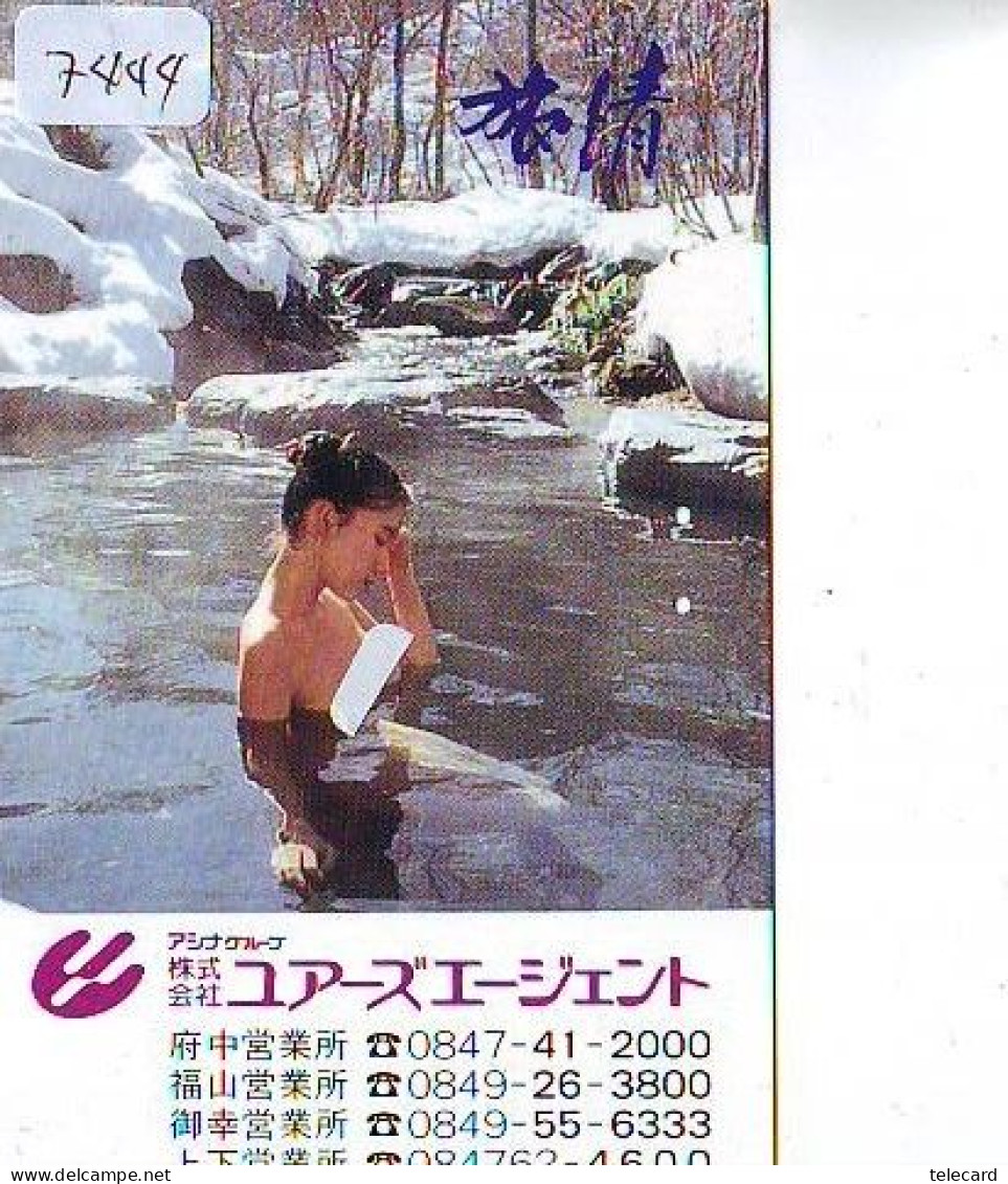 Télécarte Japon * FEMME * EROTIQUE EROTIC * PHONECARD JAPAN * TELEFONKARTE * BATHCLOTHES LADY LINGERIE (7444) - Fashion