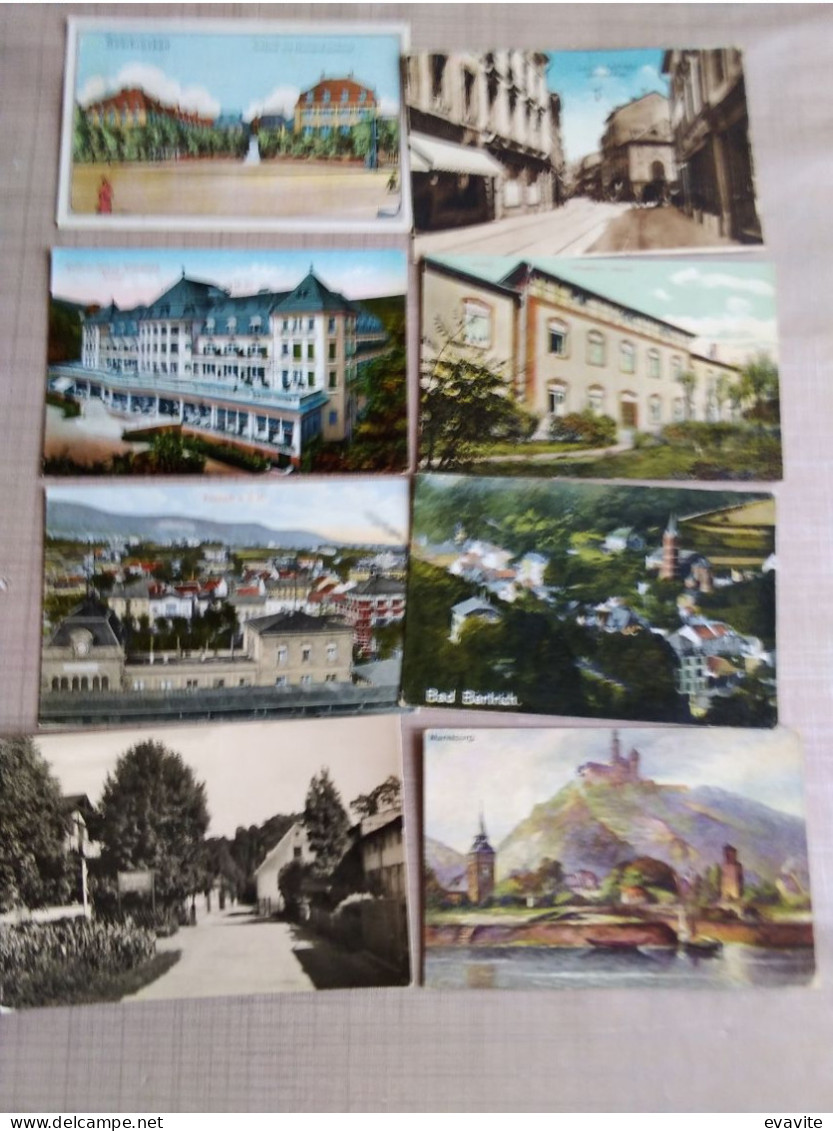 Lot De 22 CPA  ALLEMAGNE  Toutes Scanées Recto-verso - Verzamelingen & Kavels