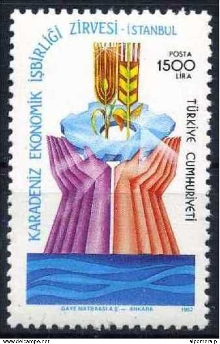 Türkiye 1992 Mi 2958 MNH Submit Of Black Sea Economic Cooperation - Unused Stamps