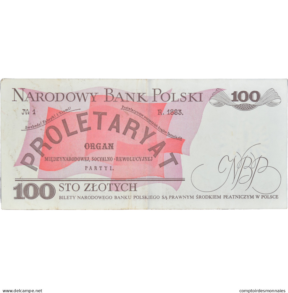 Billet, Pologne, 100 Zlotych, 1988, 1988-12-01, KM:143d, TTB - Pologne