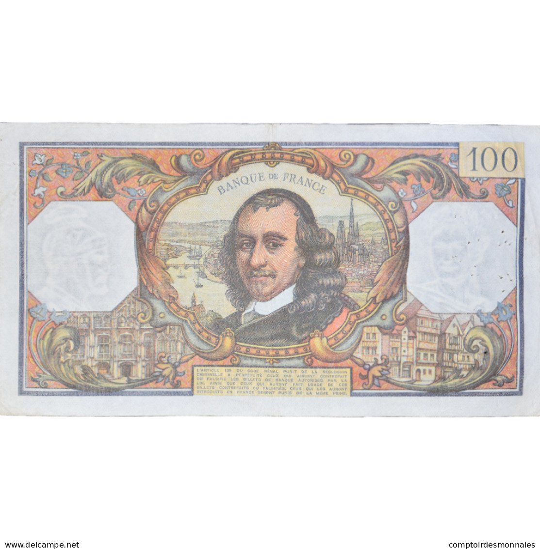 France, 100 Francs, Corneille, 1975, T.88985806, TTB, Fayette:65.50, KM:149e - 100 F 1964-1979 ''Corneille''