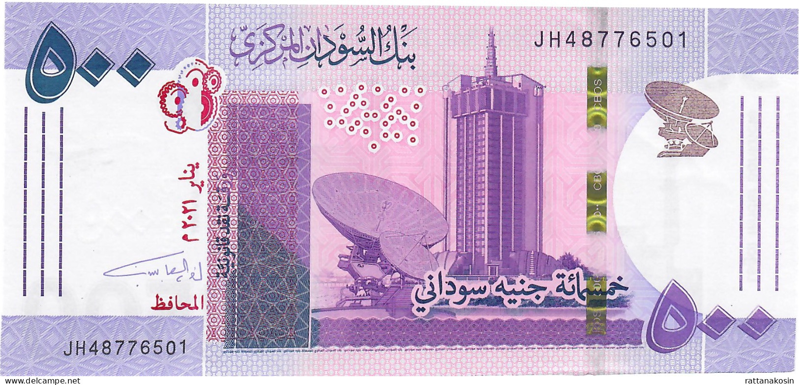 SUDAN NLP (=B416B1) 500 POUNDS 2021 #JH      UNC. - Soudan