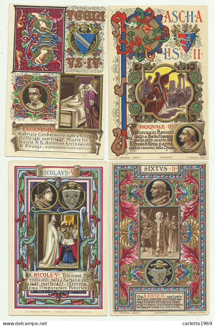 10 CARTOLINE SANTI CON ILLUSTRAZIONE - DEDICATA SANTITA' N.S. PIO P.P.X DA LUI BENEDETTA 1903 ( 1 VIAGGIATA  FP ) - Saints