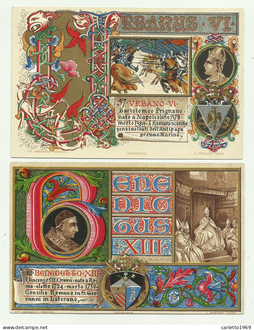 10 CARTOLINE SANTI CON ILLUSTRAZIONE - DEDICATA SANTITA' N.S. PIO P.P.X DA LUI BENEDETTA 1903 ( 1 VIAGGIATA  FP ) - Saints