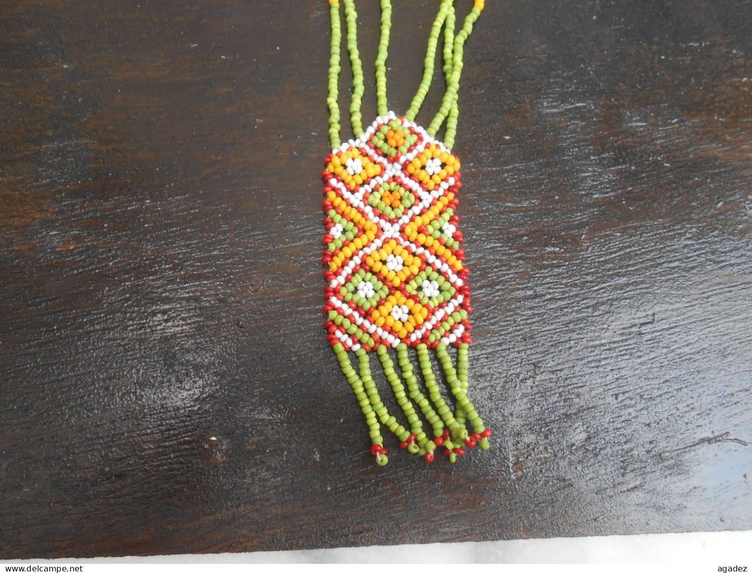 Collier Indien Perles Tressées - Necklaces/Chains