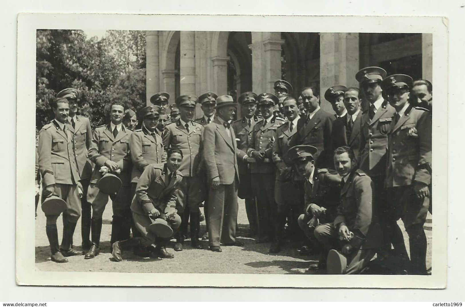 FOTO MILITARI ITALIANI - RETRO SCRITTA DA FIRENZE A PALERMO - FOTOGRAFICA - NV FP - Weltkrieg 1939-45