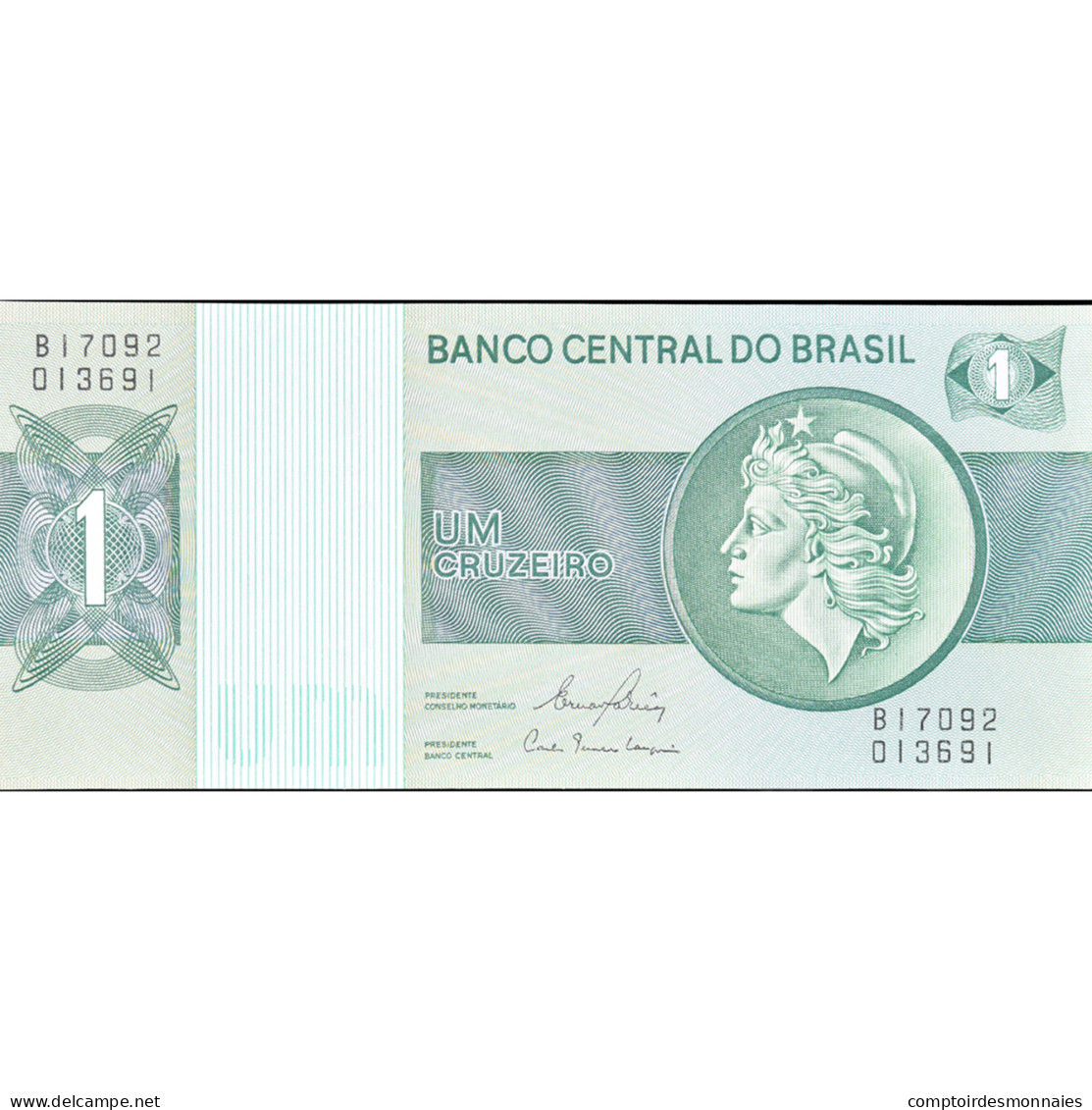 Billet, Brésil, 1 Cruzeiro, KM:191Ab, NEUF - Brésil