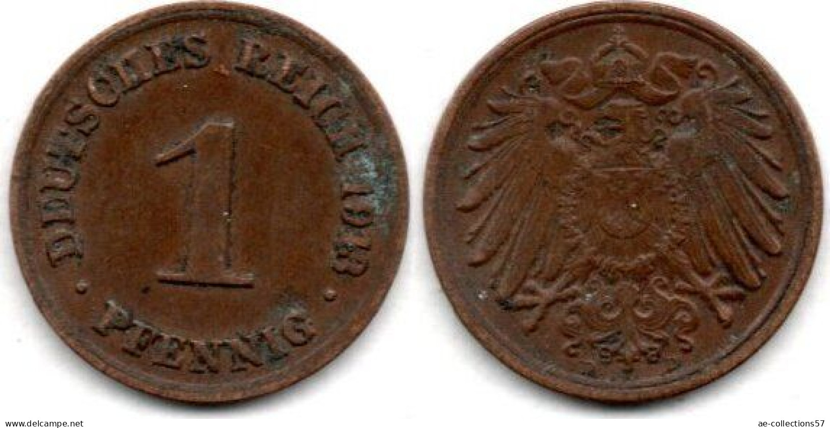 MA 24201  / Allemagne - Deutschland - Germany 1 Pfennig 1913 D - 1 Pfennig