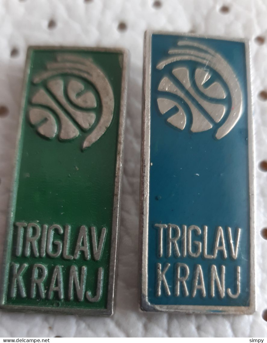 Basketball Club Triglav Kraj Slovenia Ex Yugoslavia Pins - Basketbal