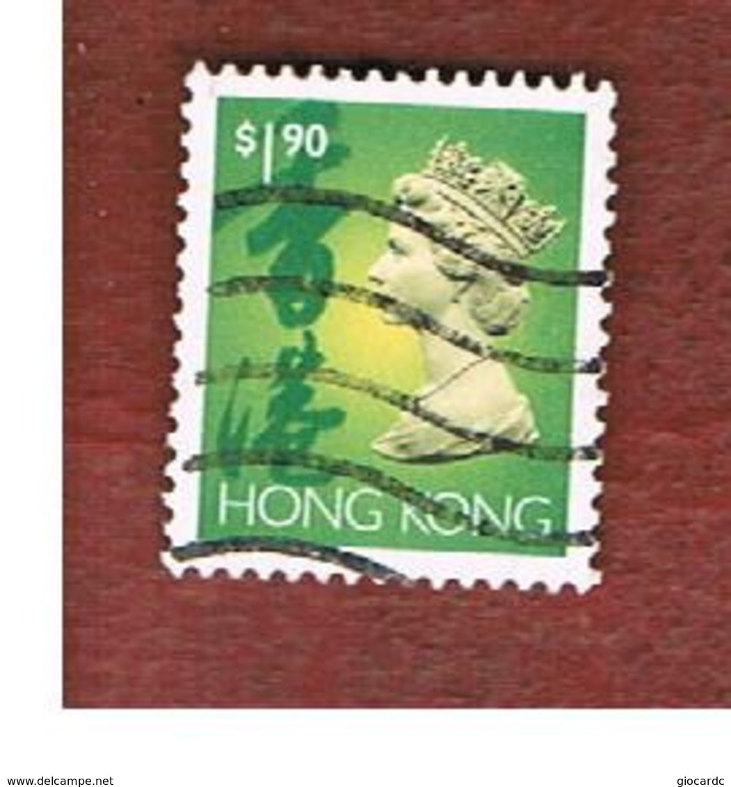 HONG KONG - SG 711a  -  1993  QUEEN ELIZABETH II    1,90   - USED ° - Usados