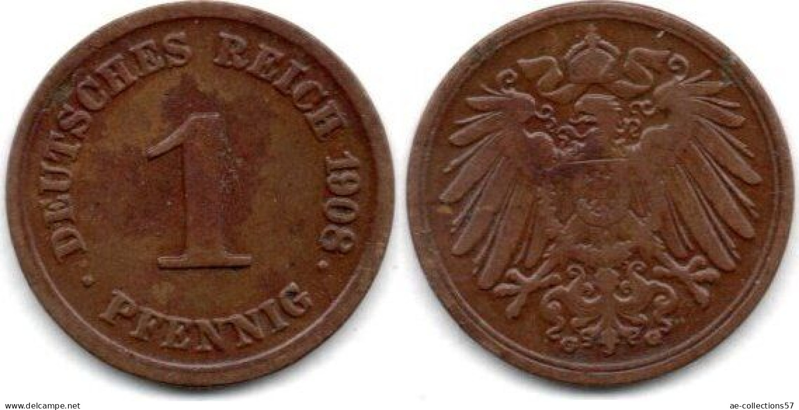 MA 24208 / Allemagne - Deutschland - Germany  1 Pfennig 1908 G TTB - 1 Pfennig