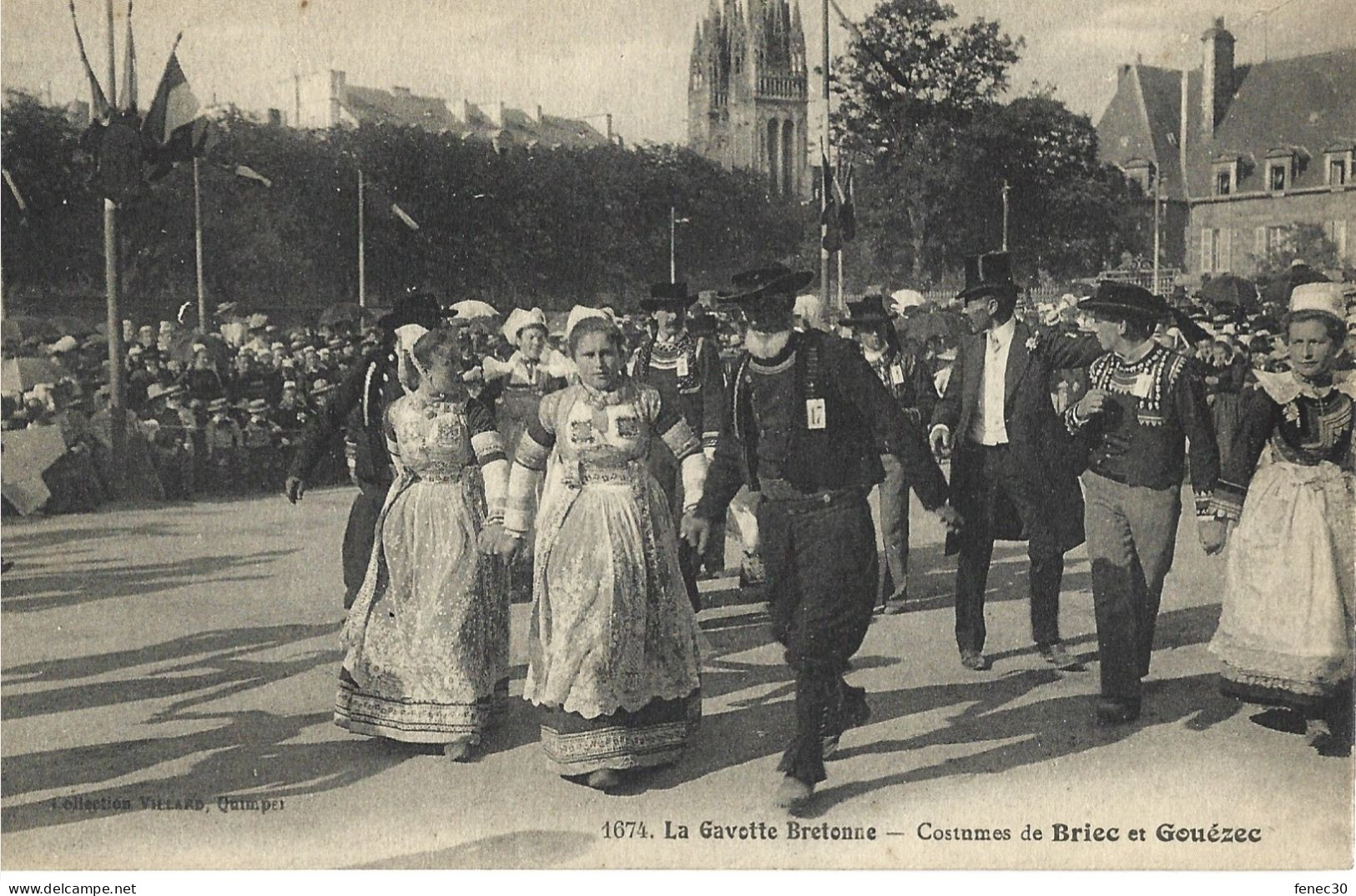 29 La Gavotte Bretonne Costumes De Briec Et Gouézec - Gouézec