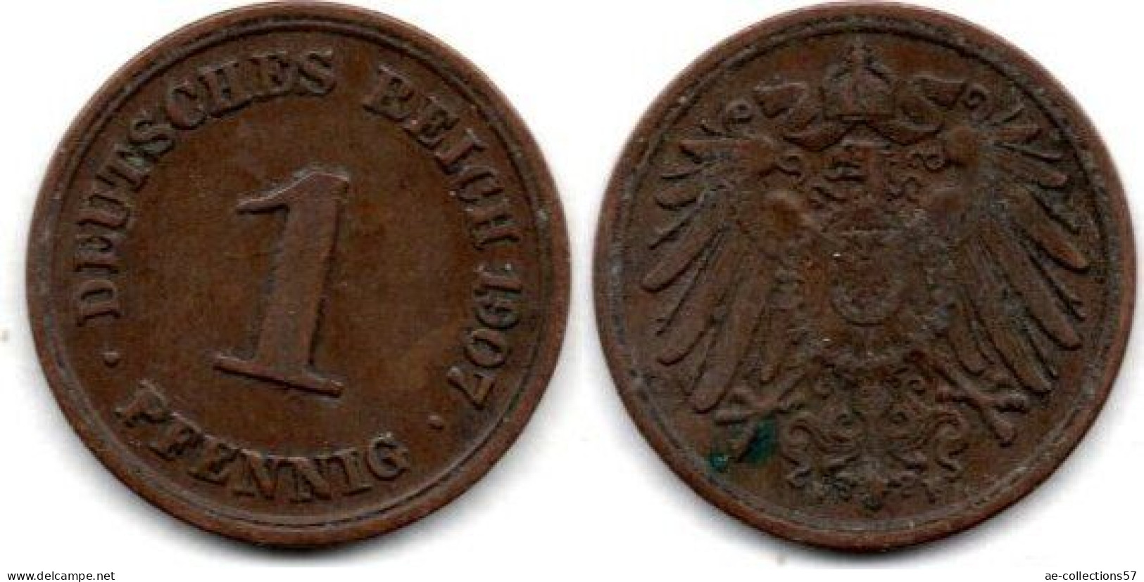 MA 24212 / Allemagne - Deutschland - Germany 1 Pfennig 1907 F TTB - 1 Pfennig