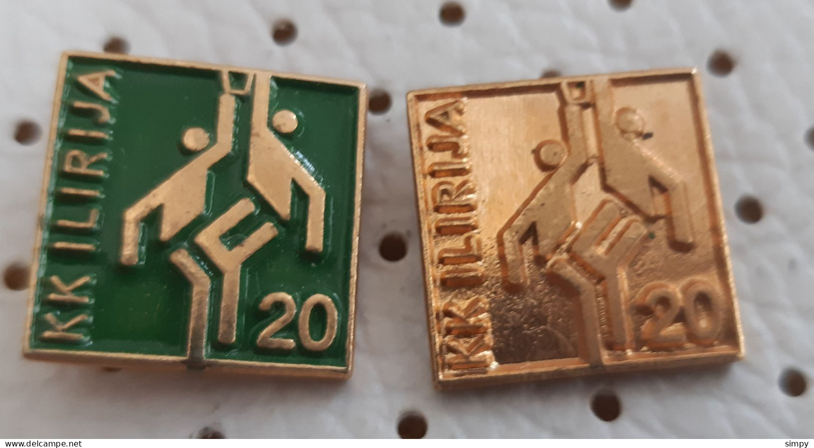 Basketball Club KK Ilirija Ljubljana 20 Years Slovenia Pins - Basketball