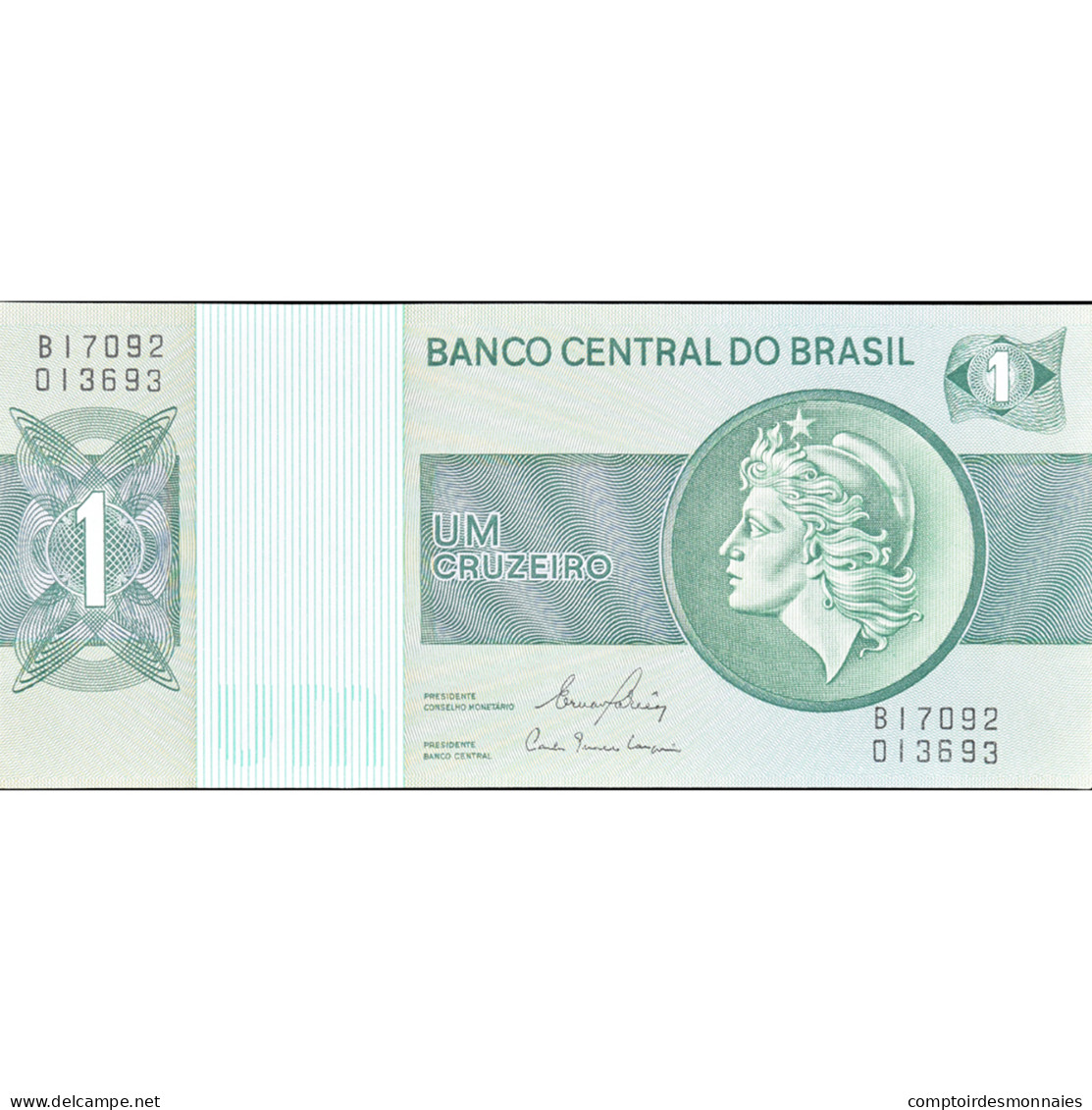 Billet, Brésil, 1 Cruzeiro, KM:191Ab, NEUF - Brésil