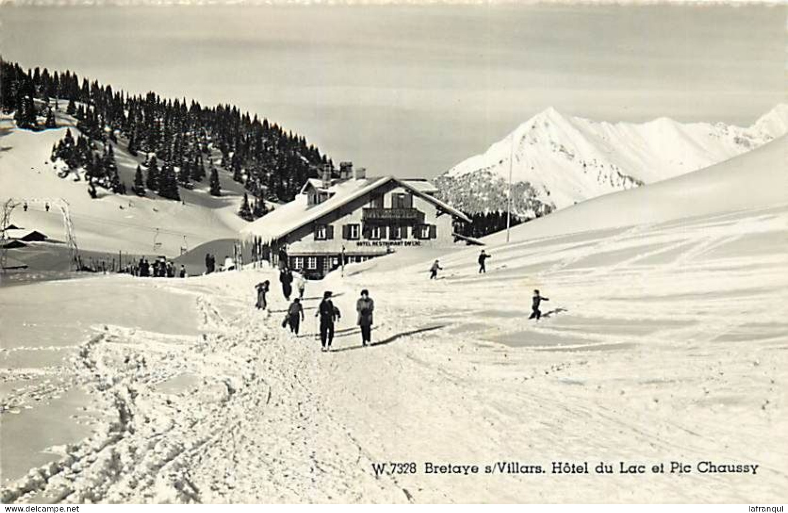 Pays Div-ref  DD521- Suisse - Bretaye Sur Villars - Hotel Du Lac Et Pic Chaussy - - Villars-les-Moines