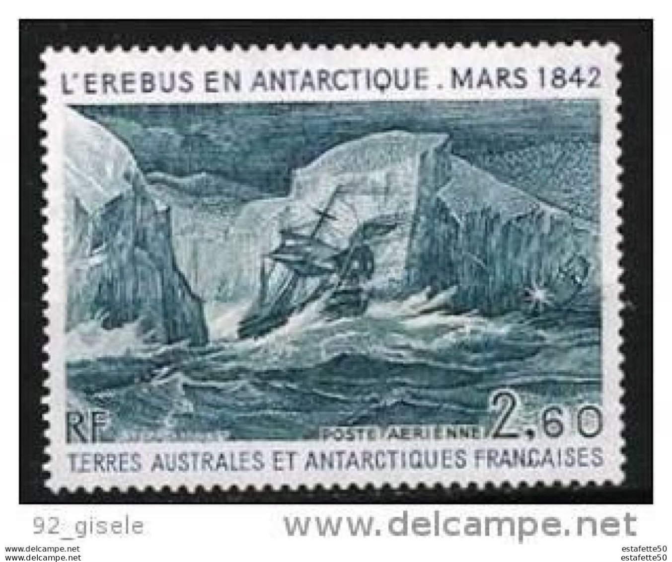 TAAF;1984 ; TP PA N° 79 ;NEUFS**;MNH ;l'Erebus En Antartique - Full Years