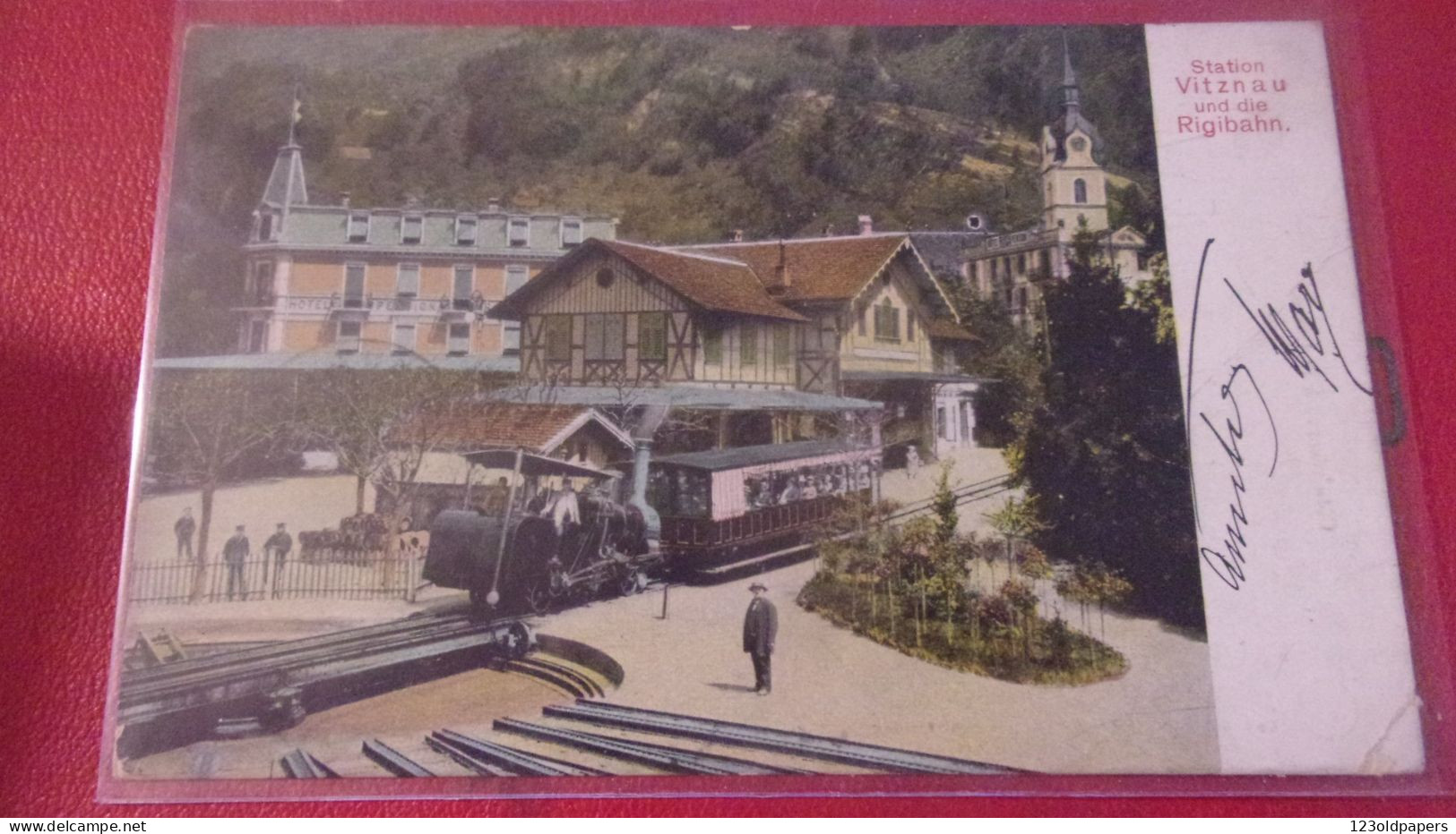 SUISSE  SCHWEISER Vitznau Rigibahn Bahnhof Vitznau - Vitznau