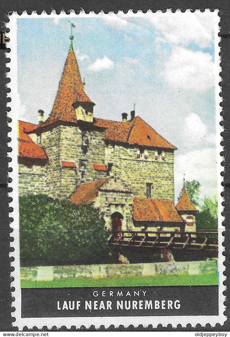 GERMANY LAUF NEAR NUREMBERG  VIGNETTE Reklamemarke CINDERELLA  Erinnophilie  - Erinnofilia