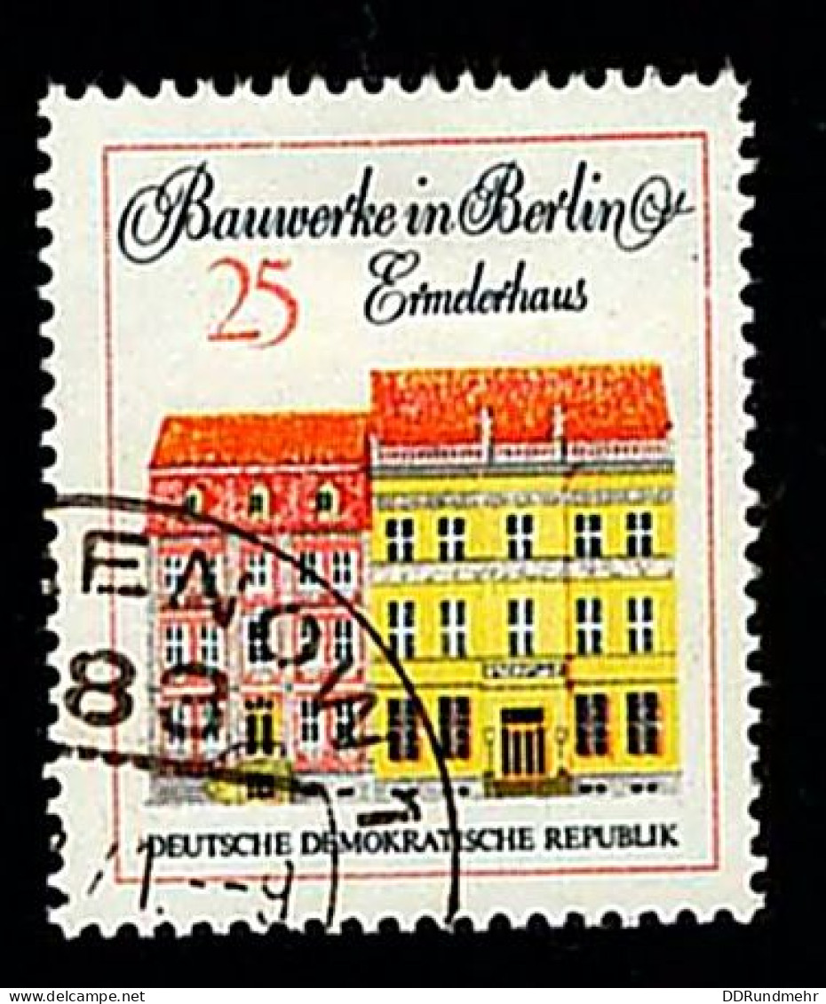 1971 Important Buldings Michel DD 1664 Stamp Number DD 1290 Yvert Et Tellier DD 1354 Stanley Gibbons DD E1384 Used - Gebraucht