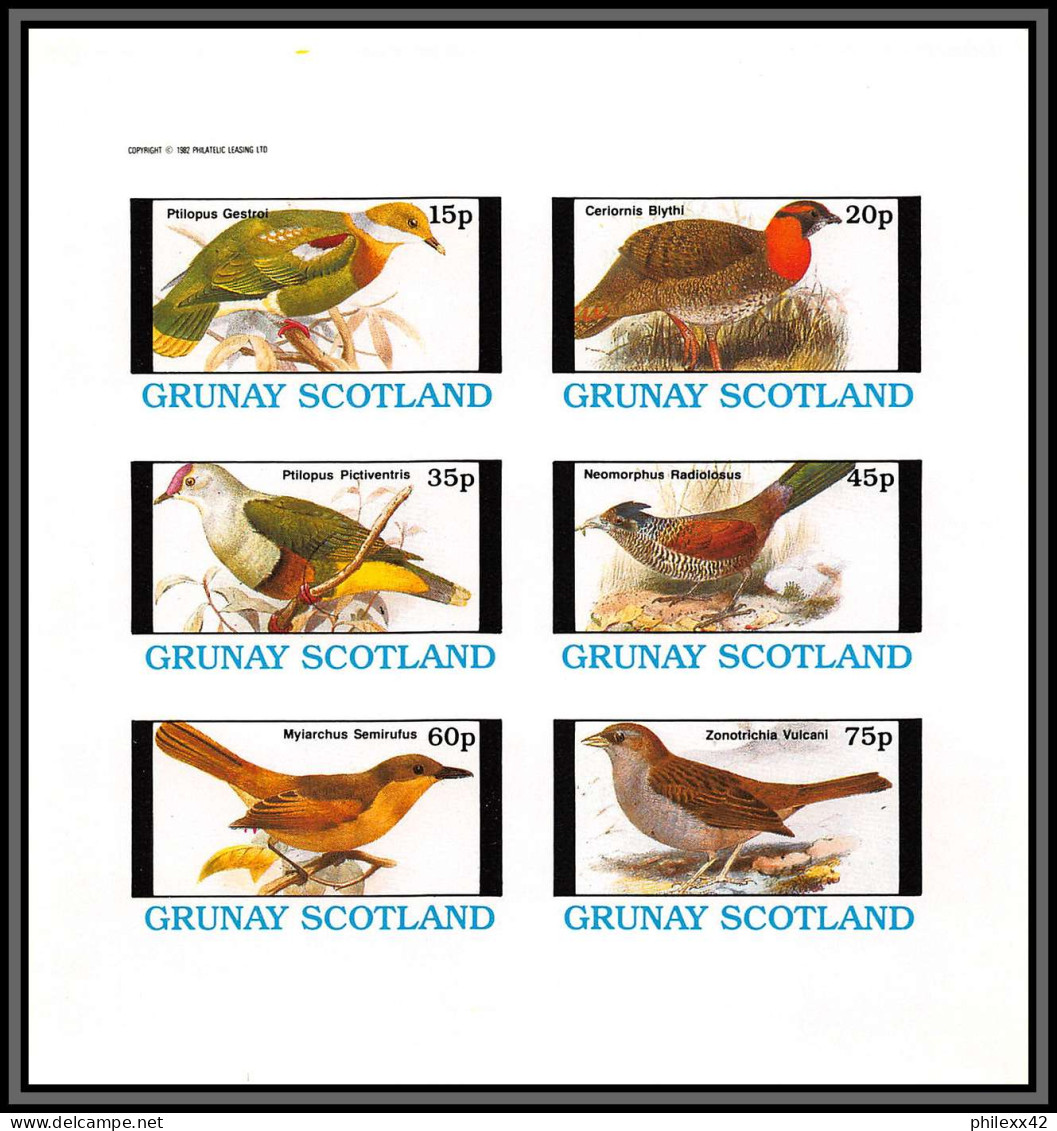 80829 Grunay Scotland TB Neuf ** MNH Oiseaux Birds Bird Non Dentelé Imperf Columbidae Ptilinopus - Scotland