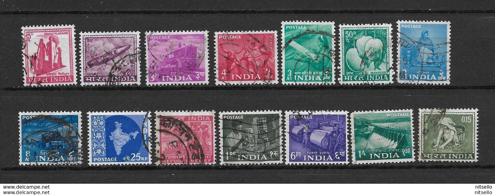 LOTE 1697  ///   INDIA                  ¡¡¡¡ LIQUIDATION !!!!!!! - Used Stamps