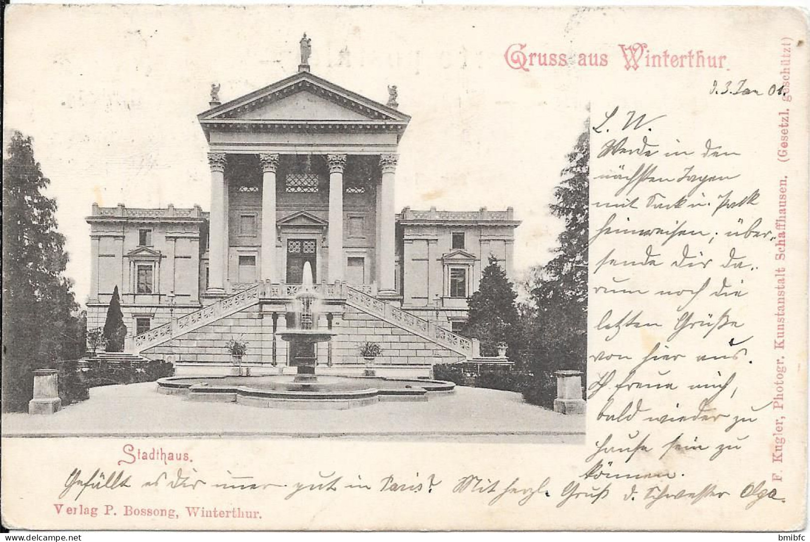 1901 - - Gruss Aus Winterthur - Winterthur