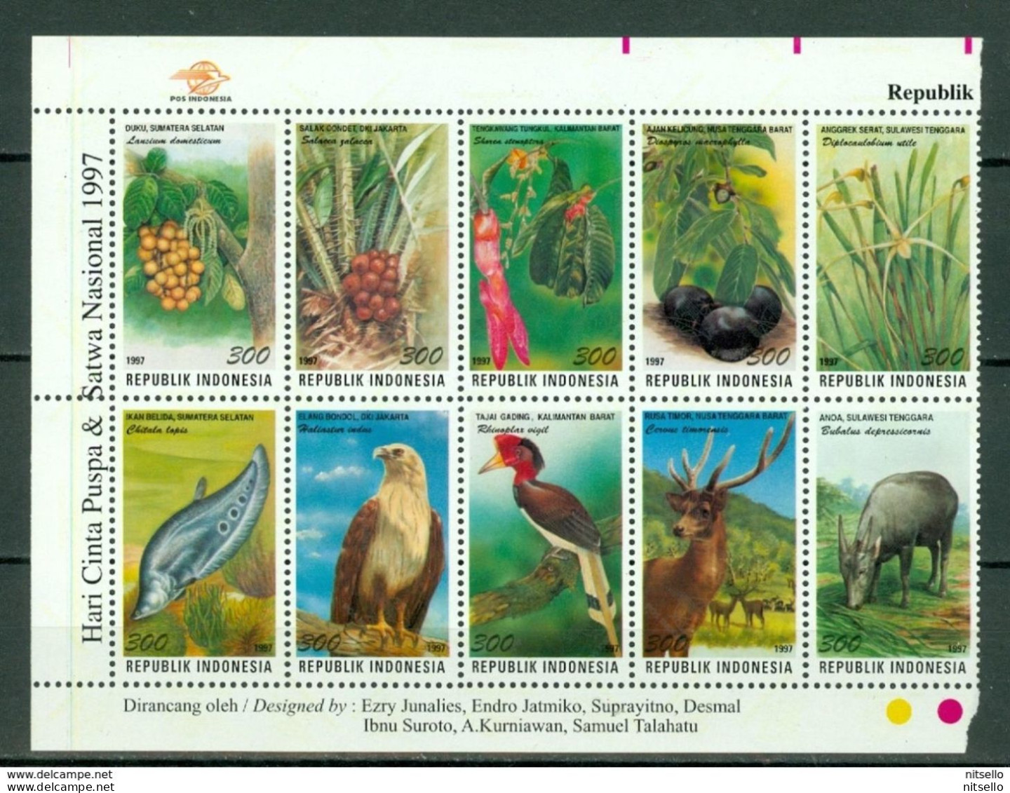 HB MUNDIAL  ///  (C132) INDONESIA   YVERT N: 1549/58 **MNH - Indonesia