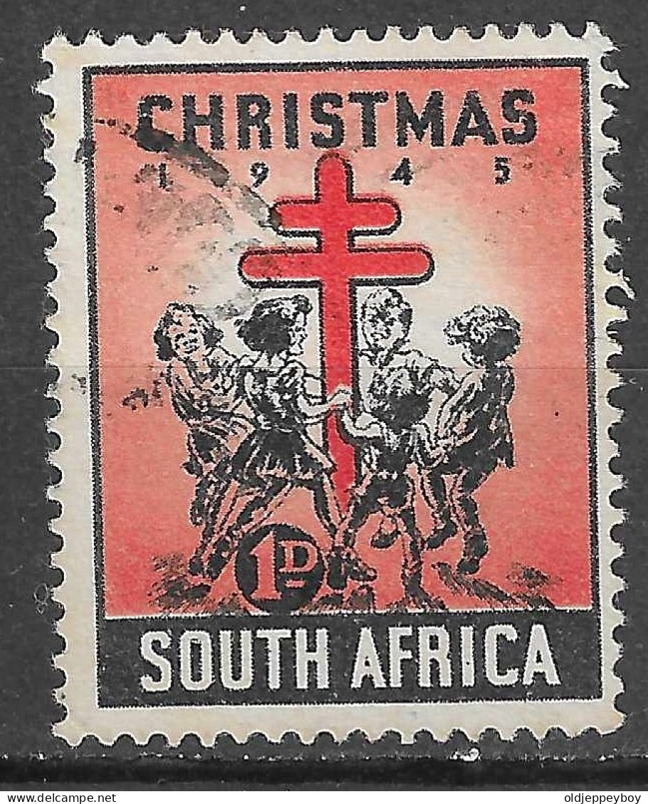 SOUTH AFRICA CHRISTMAS 1945 CHILDREN KIDS VIGNETTE Reklamemarke CINDERELLA Erinnophilie - Erinnofilia