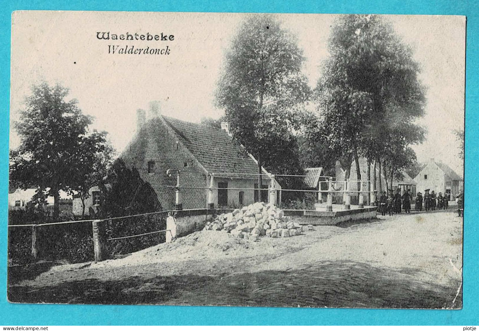 * Wachtebeke (Oost Vlaanderen) * Walderdonck, Animée, Zeldzaam, Unique, TOP, Rare, Oud - Wachtebeke