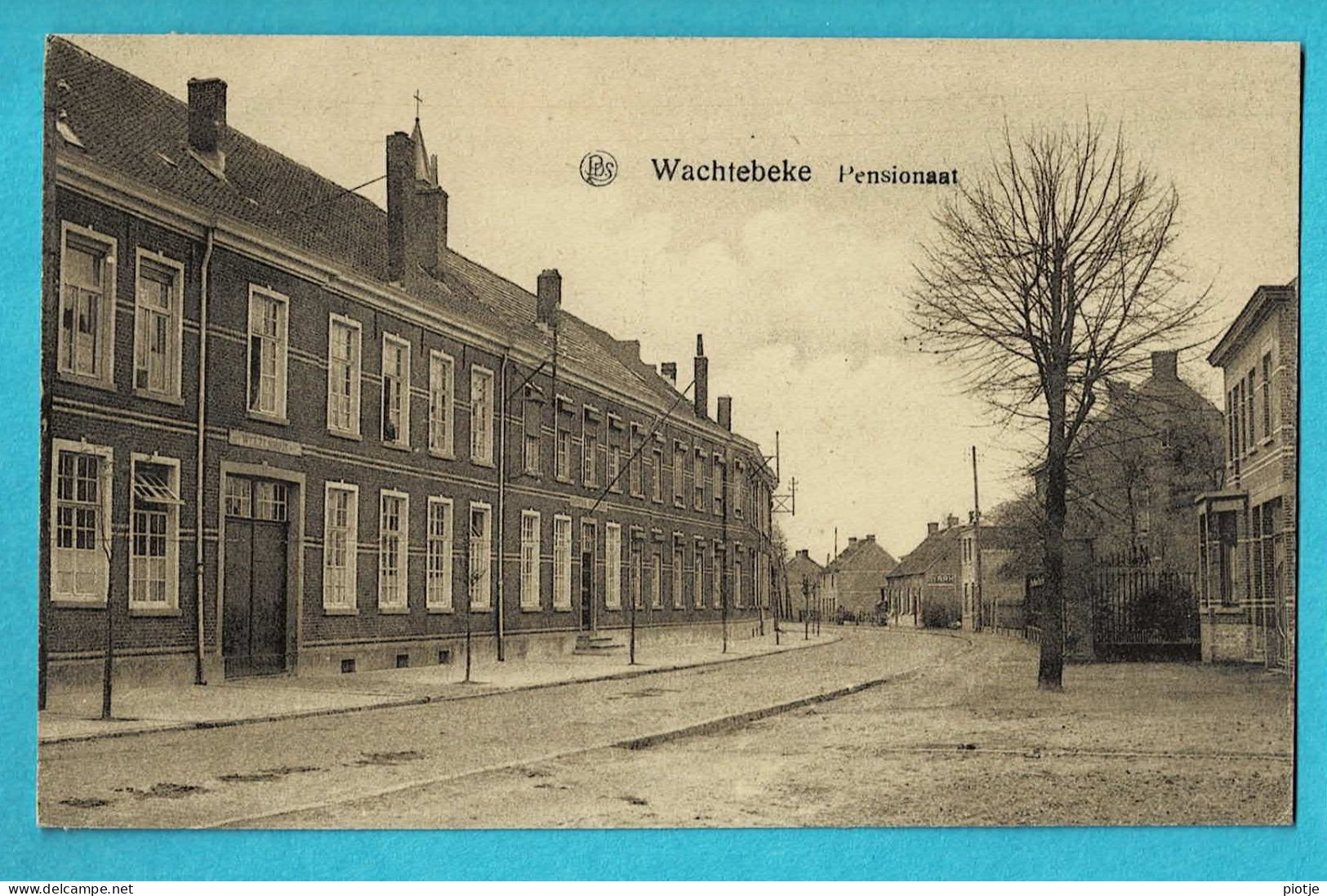 * Wachtebeke (Oost Vlaanderen) * (A. De Clercq - PDS) Pensionnat, Pensionaat, Kostschool, Façade, Old, Rare - Wachtebeke
